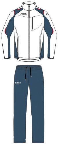 PLAY PADEL GREY-WHITE-GREEN TRACKSUIT