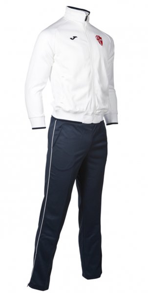 PADOVA CAMPUS POLY. INTERLOCK TRACKSUIT WHITE-NAVY