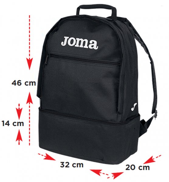 BAG ESTADIO II BLACK PACK 5 U.