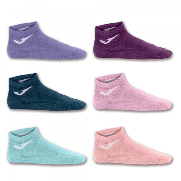 INV SOCK PINK-PUR-SALM-BUR-TUR-NAV -PACK 12 PRS-