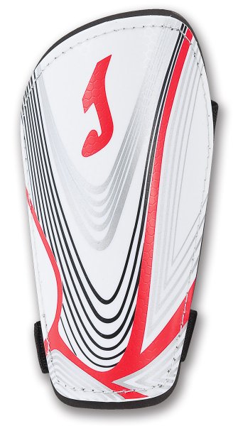 SHIN GUARDS WHITE-RED