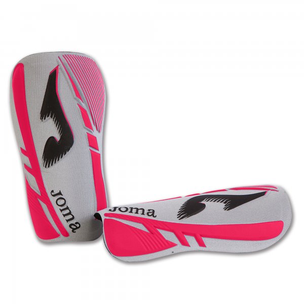 SHINGUARDS SOFT WHITE-FUCHSIA