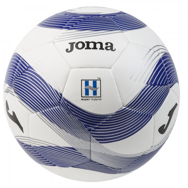 URANUS HYBRID SOCCER BALL WHITE-BLUE SIZE 5