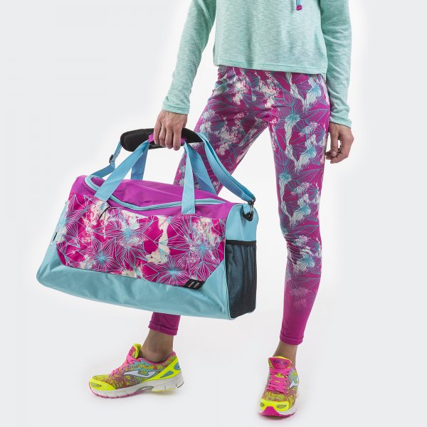 GYM BAG GRAFITY PINK-TURQUOISE