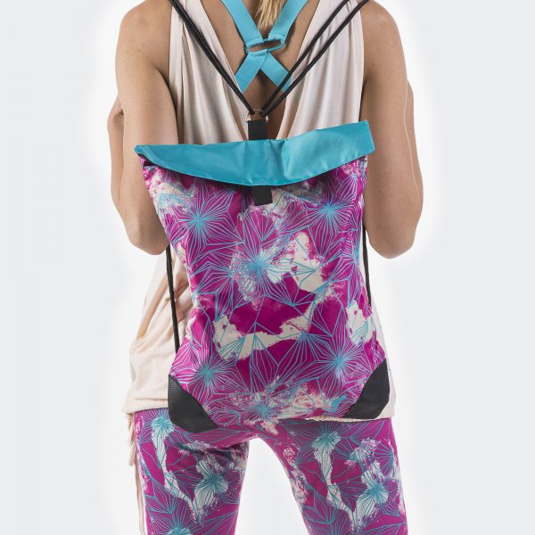 SACK GRAFITY PINK-TURQUOISE