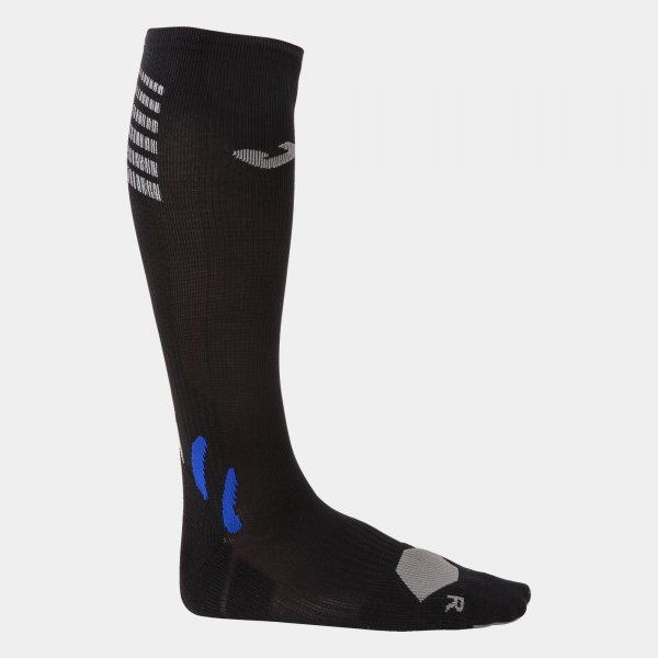 SOCK LONG COMPRESSION BLACK -PACK 12-