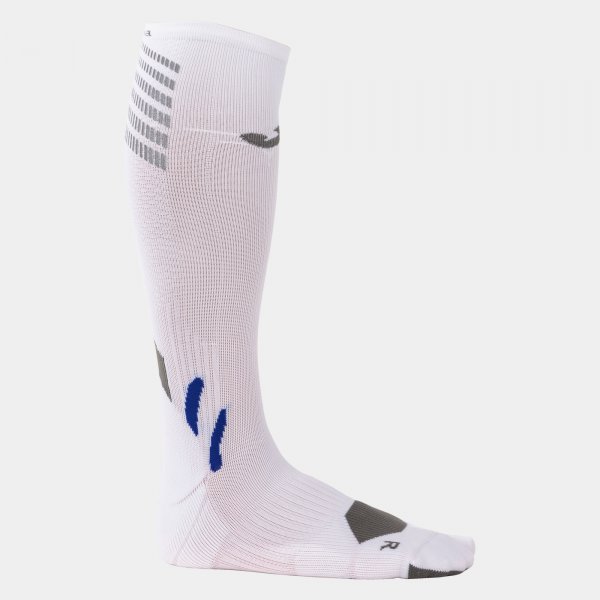 SOCK LONG COMPRESSION WHITE -PACK 12-
