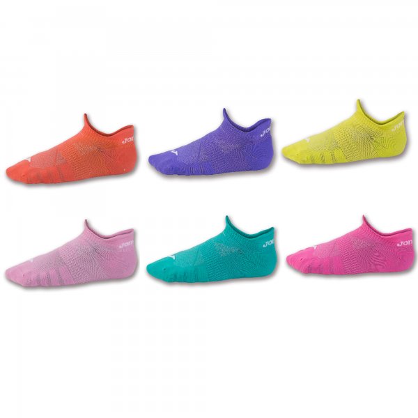 INV SOCKS 2PINK-TUR-PINK-PUR-COR-YEL -PACK 12- W. 