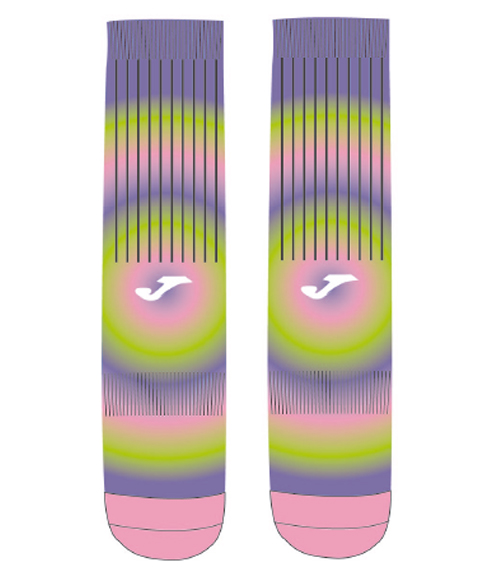 SOCKS SUBLIMATED PINK-PURPLE WOMAN