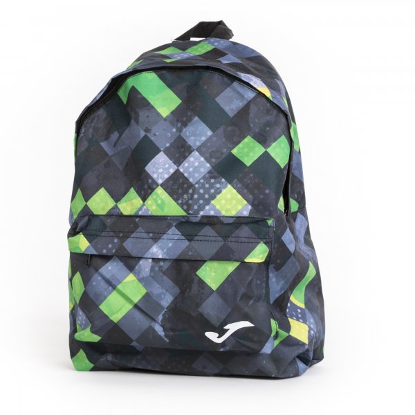 BACKPACK BLACK-FLUOR GREEN -BACK TO SCHOOL-