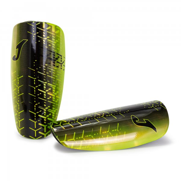 SPIDER SHIN GUARDS FLUOR GREEN-BLACK