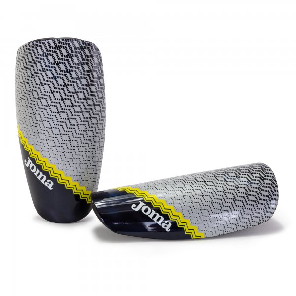 J-PRO SHIN GUARDS SILVER-BLACK