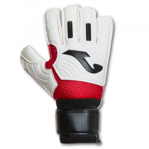 CALCIO 20 GOALKEEPER GLOVES WHITE-RED-BLACK