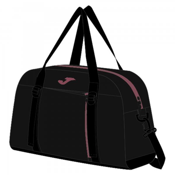 YOGA BAG BLACK-BURGUNDY