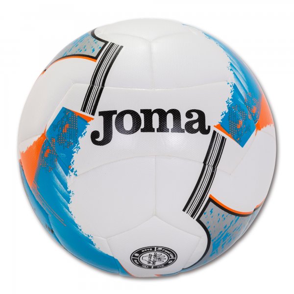 URANUS HYBRID SOCCER BALL WHITE-BLUE SIZE 5
