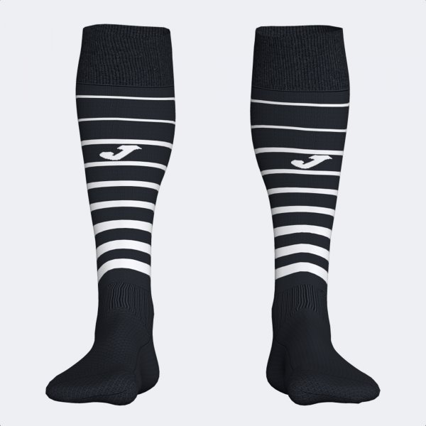 PREMIER II SOCKS BLACK WHITE