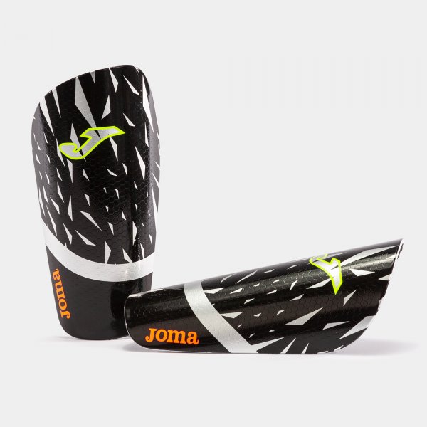 SPIDER SHIN GUARDS BLACK SILVER