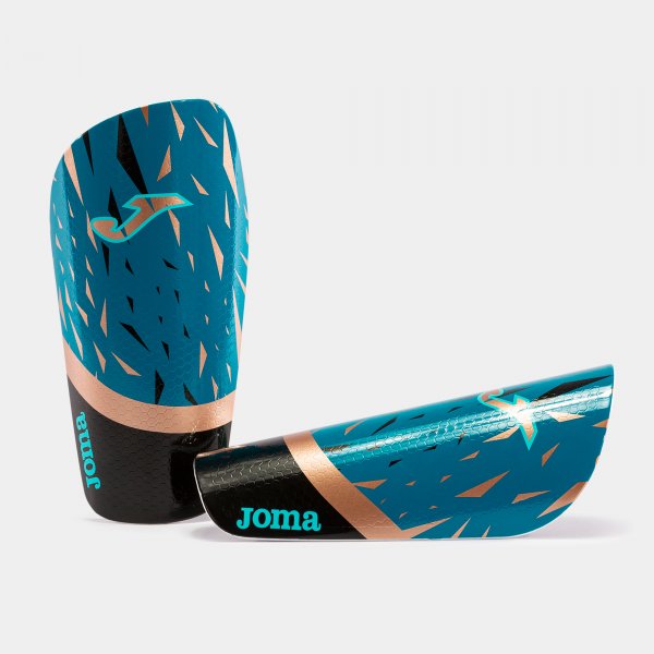 SPIDER SHIN GUARDS BLUE BLACK