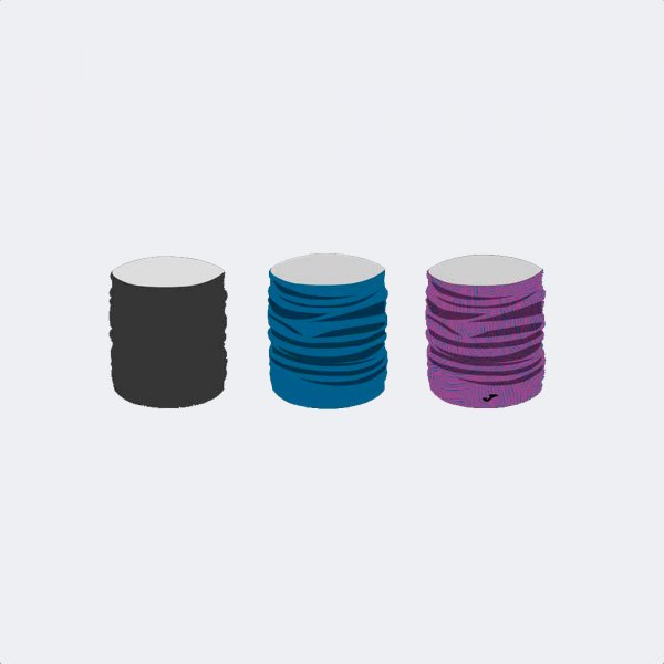 CRONO NECK WARMER BLUE VIOLET BLACK