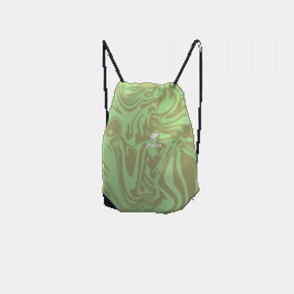 KIDS CAMP GYM SACK  LIME GREEN