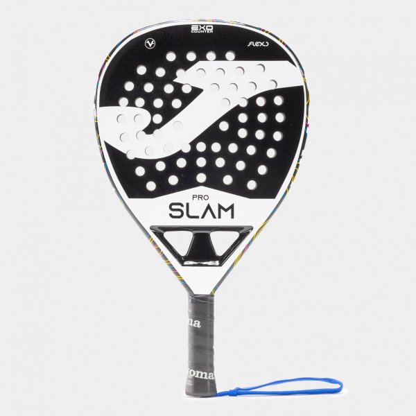 SLAM PRO PADDLE RACKET WHITE BLACK