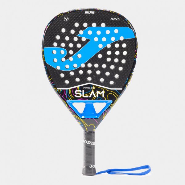 SLAM PRO PADDLE RACKET BLACK FLUOR TURQUOISE