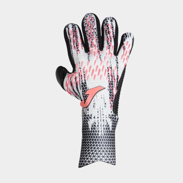 AREA 25 GOALKEEPER GLOVES BLACK FLUOR CORAL