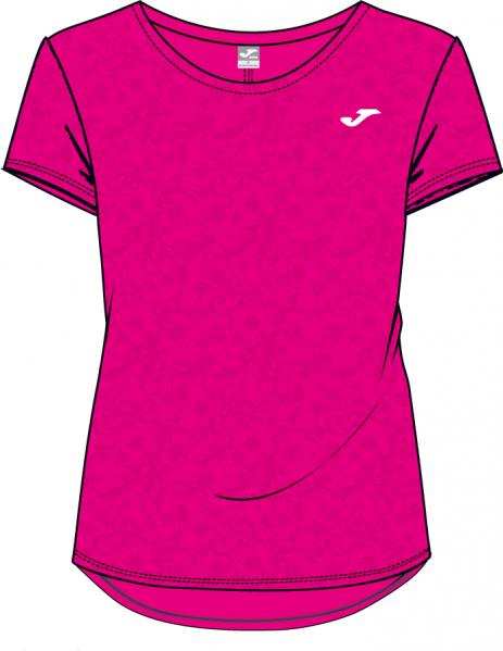 PINK-WHITE WOMAN S/S GYM T-SHIRT