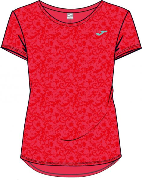 RED-GREEN WOMAN S/S GYM T-SHIRT