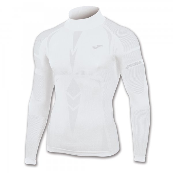 T-SHIRT BRAMA EMOTION WHITE WITH NECK L/S