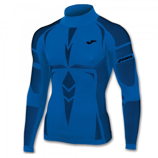 T-SHIRT BRAMA EMOTION ROYAL WITH NECK L/S
