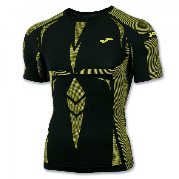 T-SHIRT BRAMA EMOTION BLACK-YELLOW S/S