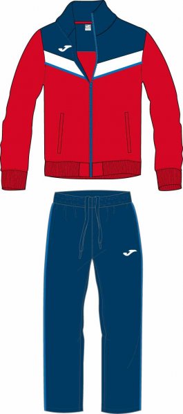 TRACKSUIT RED-NAVY