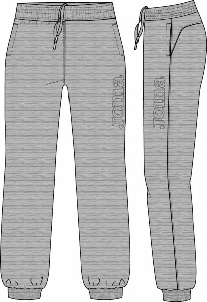 LONG PANTS RIB LIGHT GREY