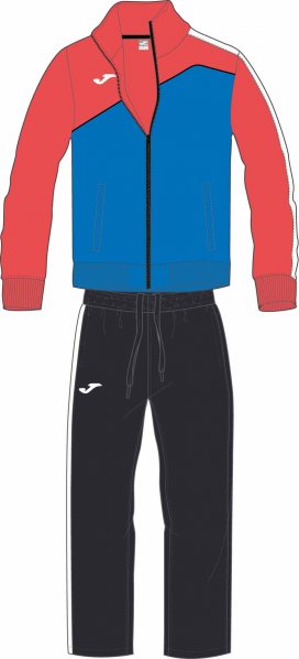 TRACKSUIT ROYAL-ORANGE-BLACK