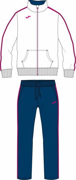 TRACKSUIT WHITE-NAVY WOMAN