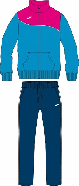 TRACKSUIT BLUE-PINK WOMAN