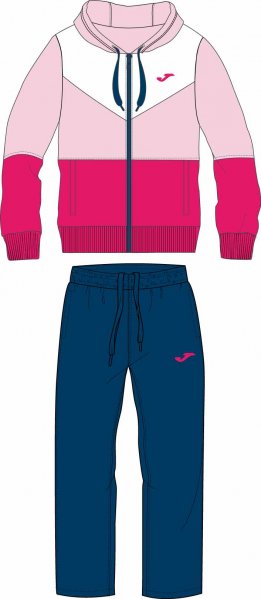 TRACKSUIT FUCHSIA-PINK-WHITE WOMAN