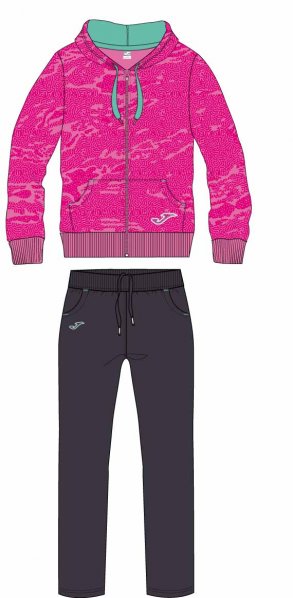 TRACKSUIT FUCHSIA-BLACK WOMAN