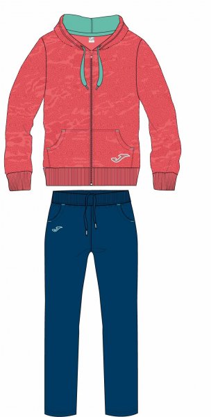 TRACKSUIT ORANGE-NAVY WOMAN