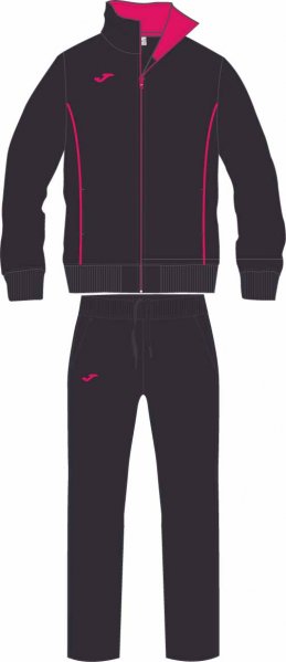 TRACKSUIT BLACK-FUCHSIA WOMAN
