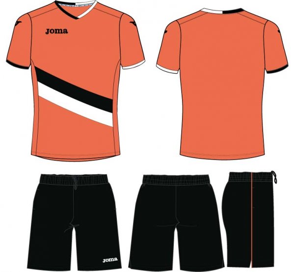 SET ORANGE-BLACK S/S