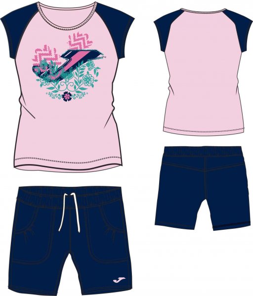 SET PINK-NAVY S/S GIRL