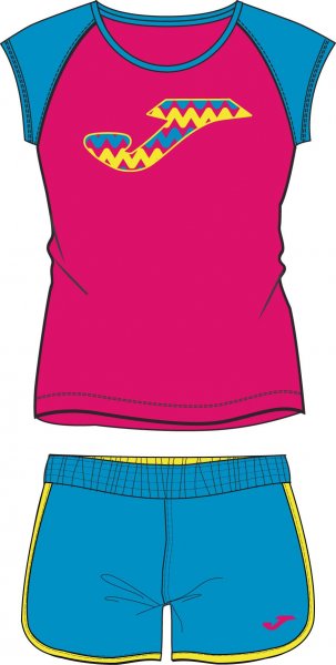SET PINK-BLUE S/S GIRL