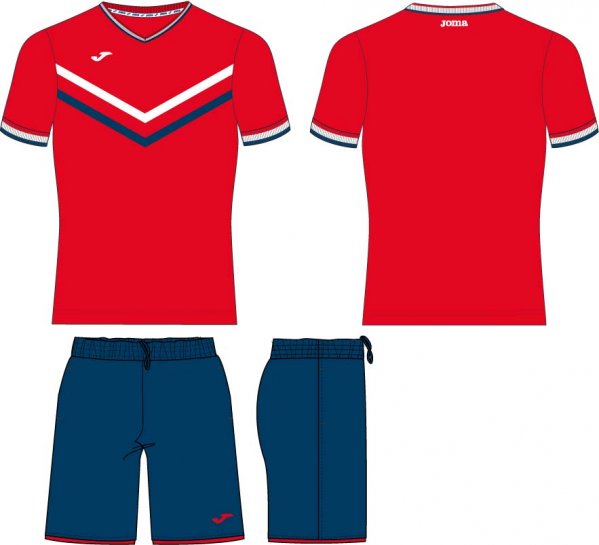 SET RED-NAVY S/S (TERRA)