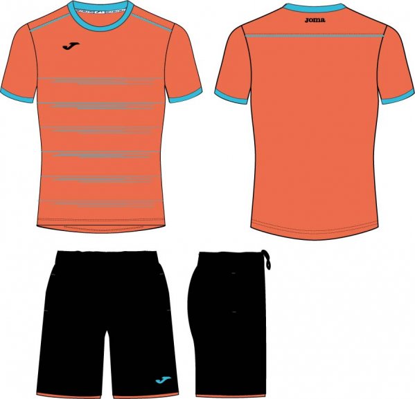 SET ORANGE-BLACK S/S