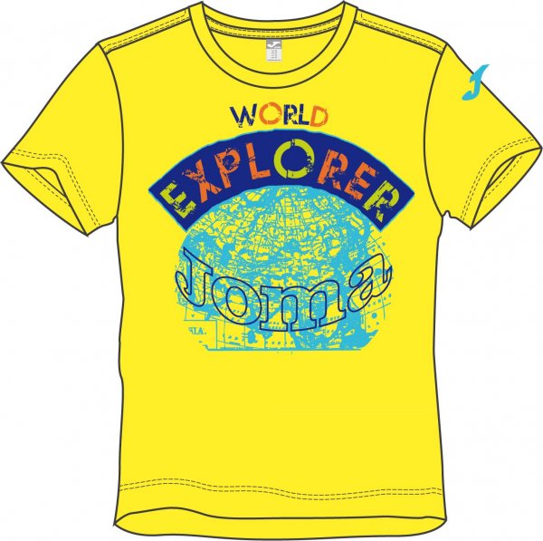 T-SHIRT W.EXPLORER YELLOW FLUOR S/S