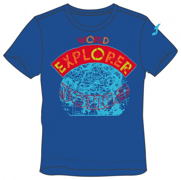 T-SHIRT W.EXPLORER ROYAL S/S