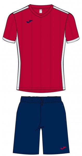 SET T-SHIRT + SHORT RED S/S