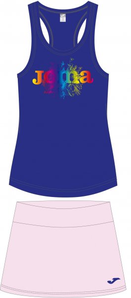SET T-SHIRT + SHORT ROYAL-PINK